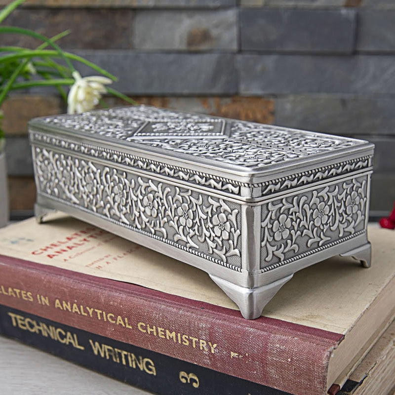 Schmuckschatulle Silber Antik