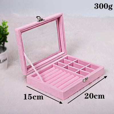 Schmuckkästchen Samt Rosa