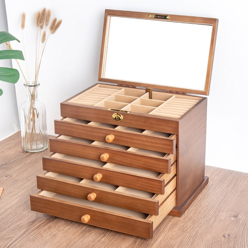 Schmuckschatulle Holz Groß