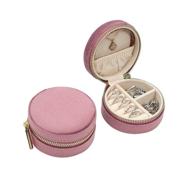 boite-a-bijoux-de-voyage-ronde-en-velours-rose