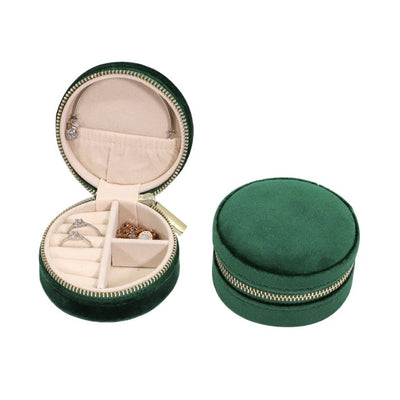 boite-a-bijoux-de-voyage-ronde-en-velours-verte