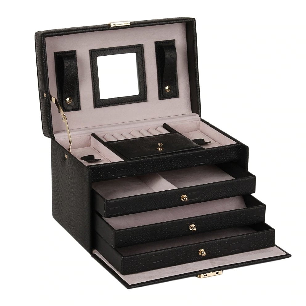 boite-a-bijoux-en-cuir-aspect-croco-couleur-noire