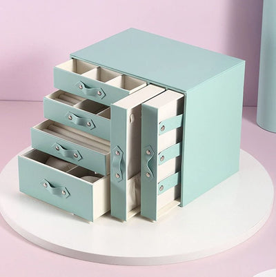 coffret-a-bijoux-compartimentee-tiroirs-ouverts