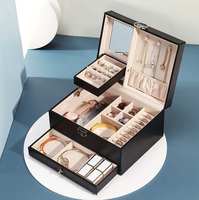 coffret-a-bijoux-noir-tiroir-ouvert