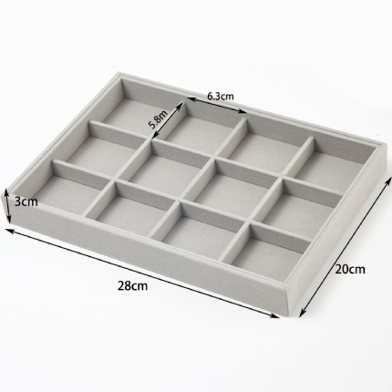 Flache Schmuckschatulle