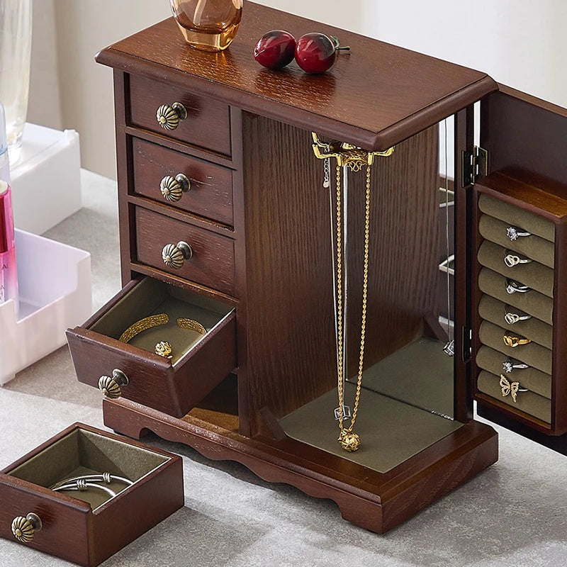 Schmuckkasten Holz Vintage