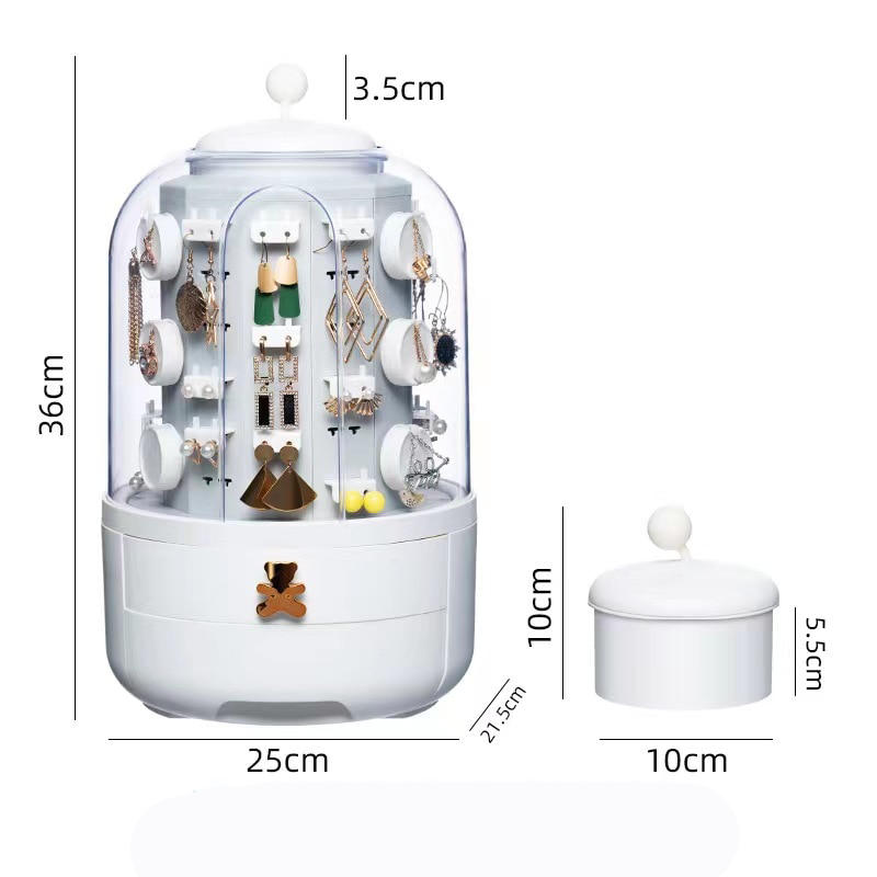 Drehbare Schmuckschatulle Transparente