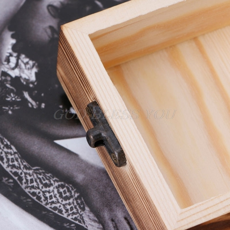 Antikes Scharnier Schmuckdose