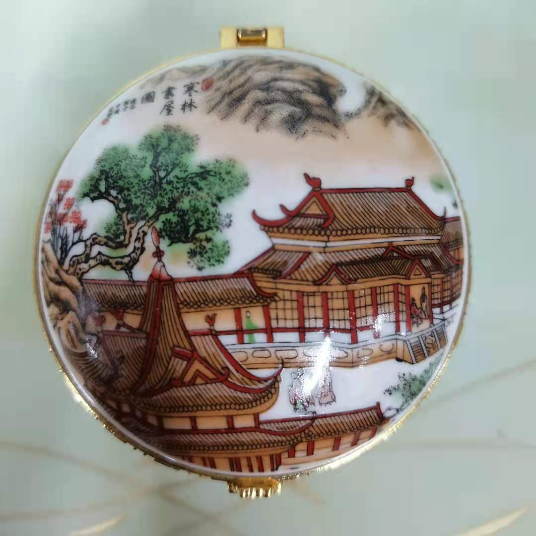 Schmuckdose Porzellan