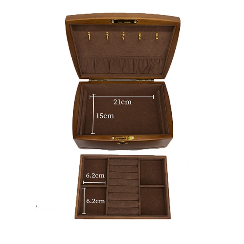 Schmuckschatulle aus Holz