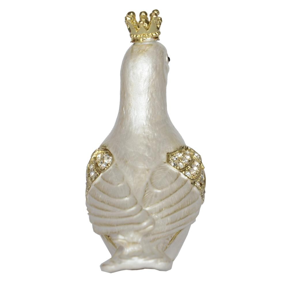 Alte Schmuckdose Brieftaube