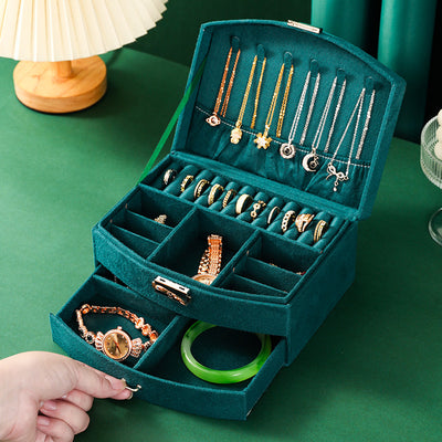 (Neu) Originelle Schmuckschatulle aus Samt