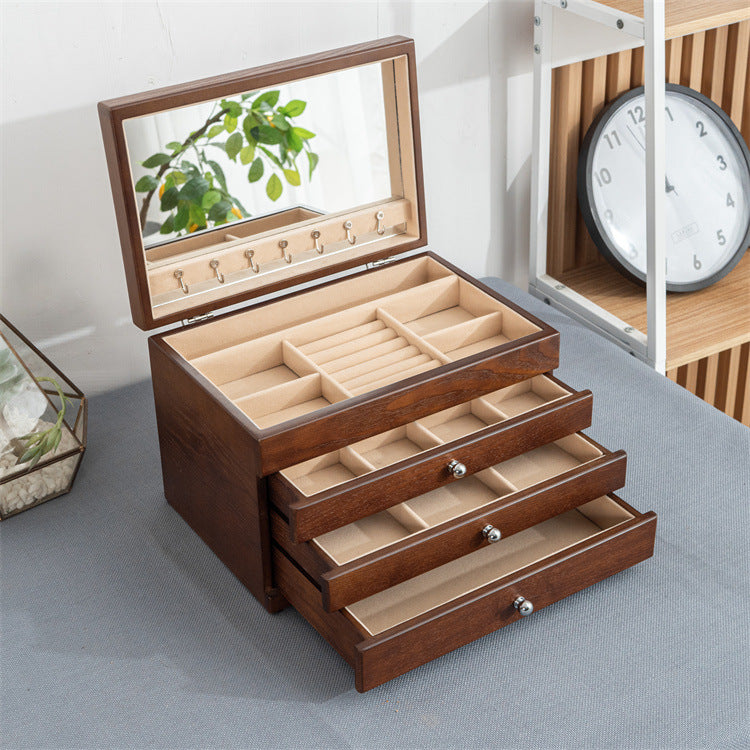 Schmuckkasten Holz Mit Glasdeckel