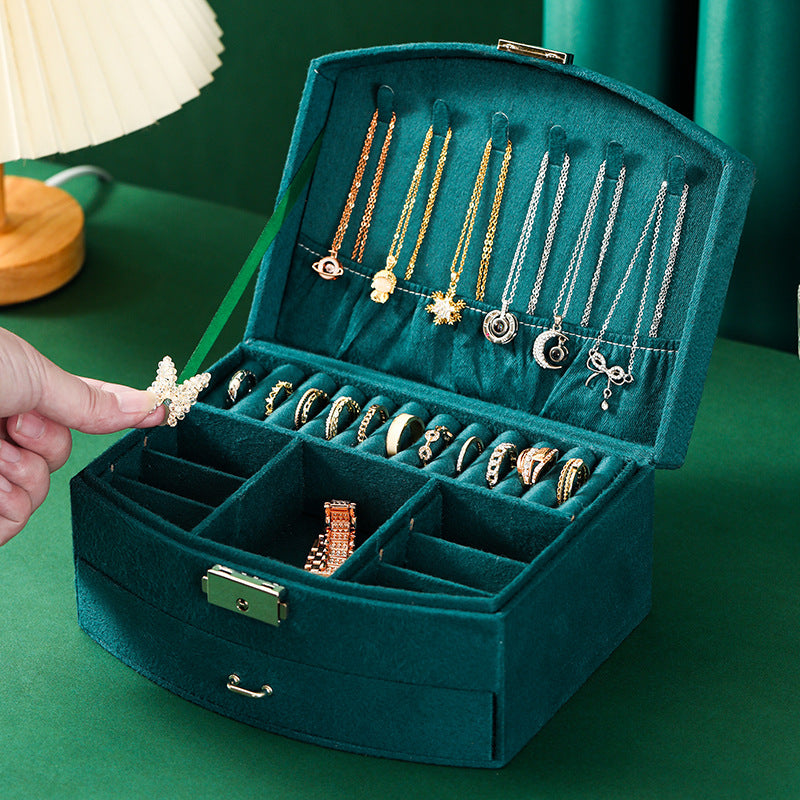 (Neu) Originelle Schmuckschatulle aus Samt