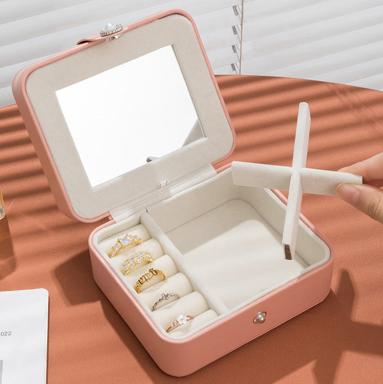 Reise Schmuckkästchen Leder