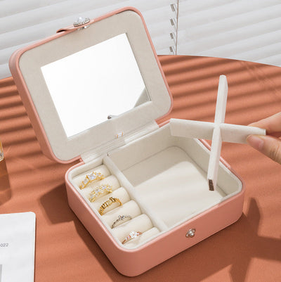 Reise Schmuckkästchen Leder