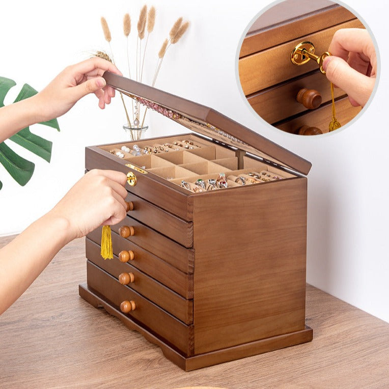 Schmuckschatulle Holz Groß