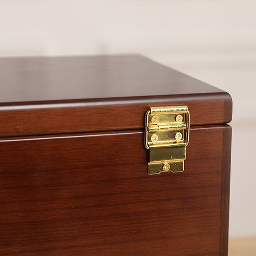 (Neu) Große Schmuckschatulle aus Lackiertem Holz mit 4 Schubladen