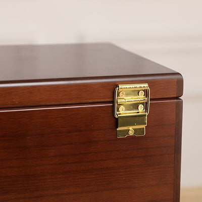 (Neu) Große Schmuckschatulle aus Lackiertem Holz mit 4 Schubladen