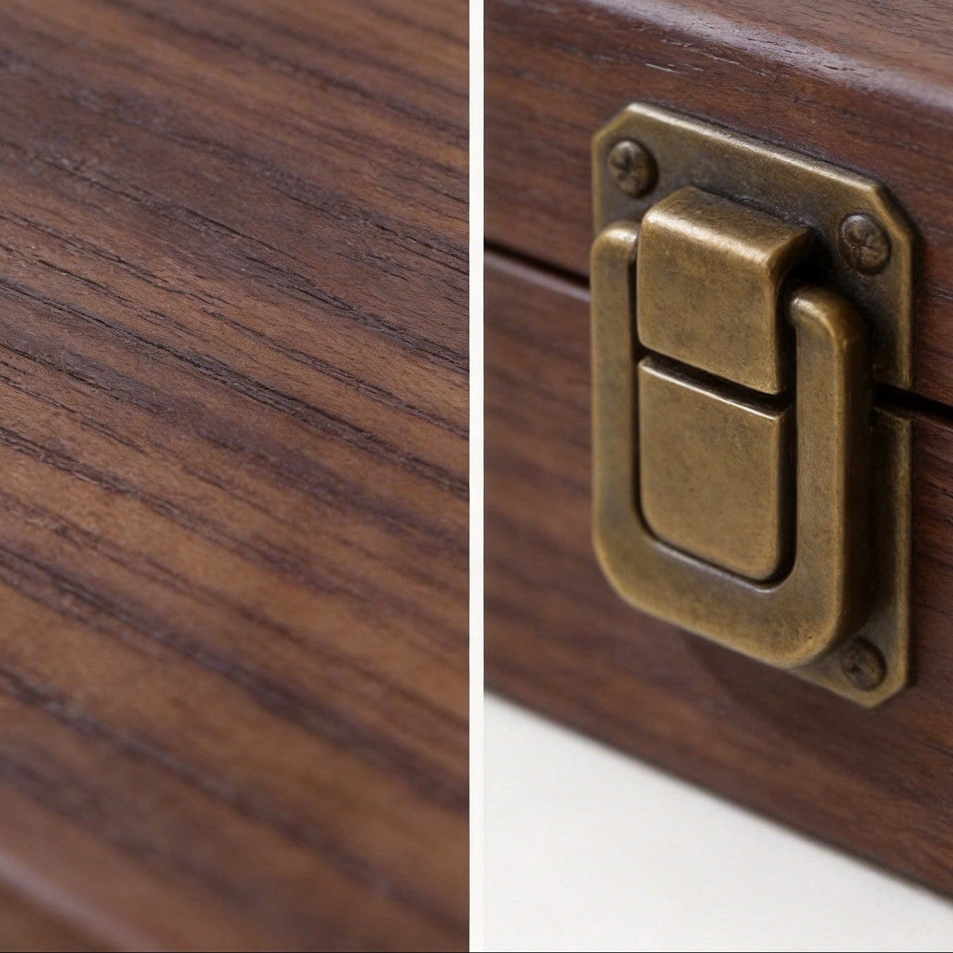 Holz Uhrenbox für 2 Uhren