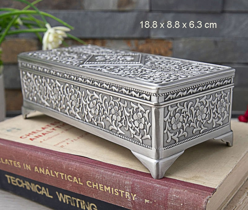 Schmuckschatulle Silber Antik