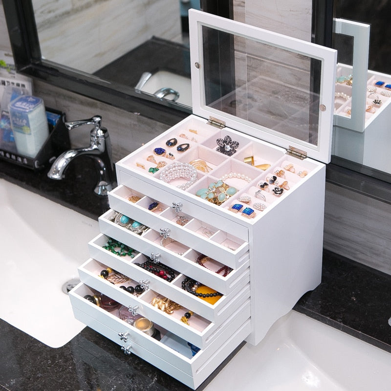 Schmuckkasten Weiß Holz