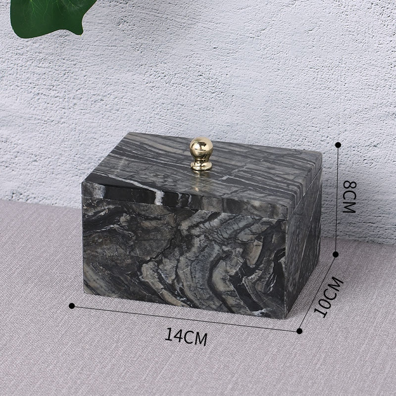 Marmor Schmuckdose