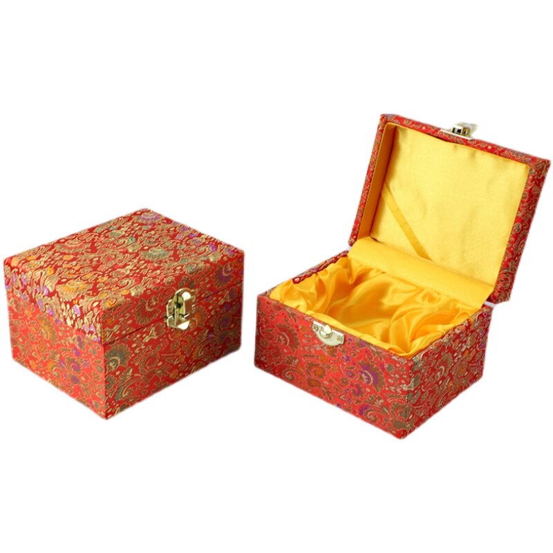 Asiatische Schmuckdose Seide