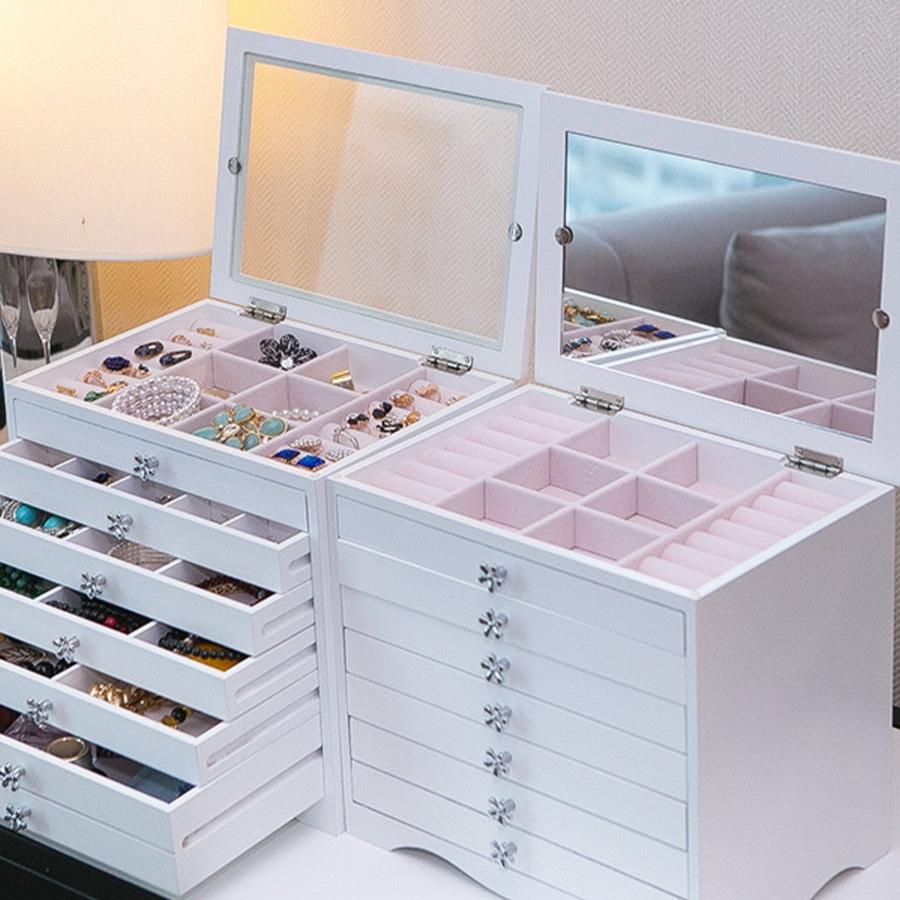 Schmuckkasten Weiß Holz