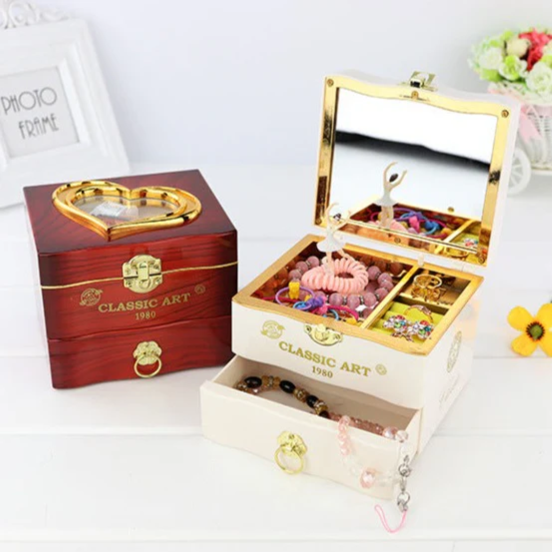 Schmuckdose Ballerina mit Spieluhr