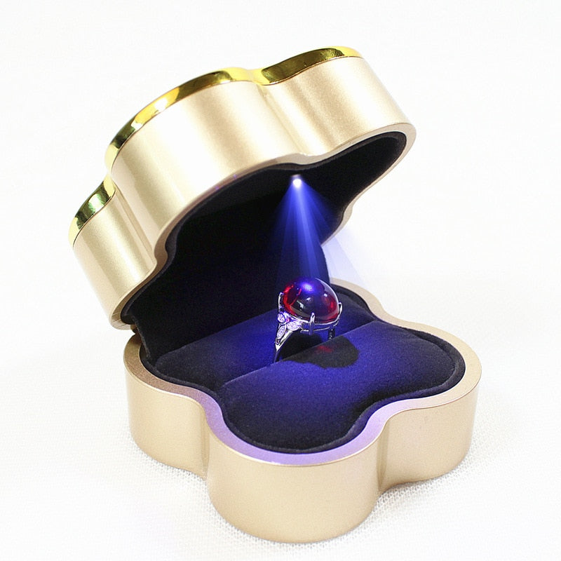 Schmuckkästchen Für Ringe Mit LED