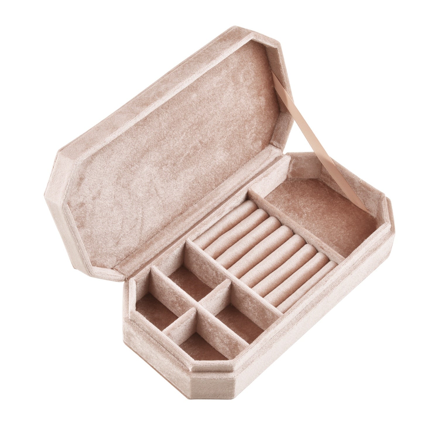 Reise-Schmuckkasten Samt