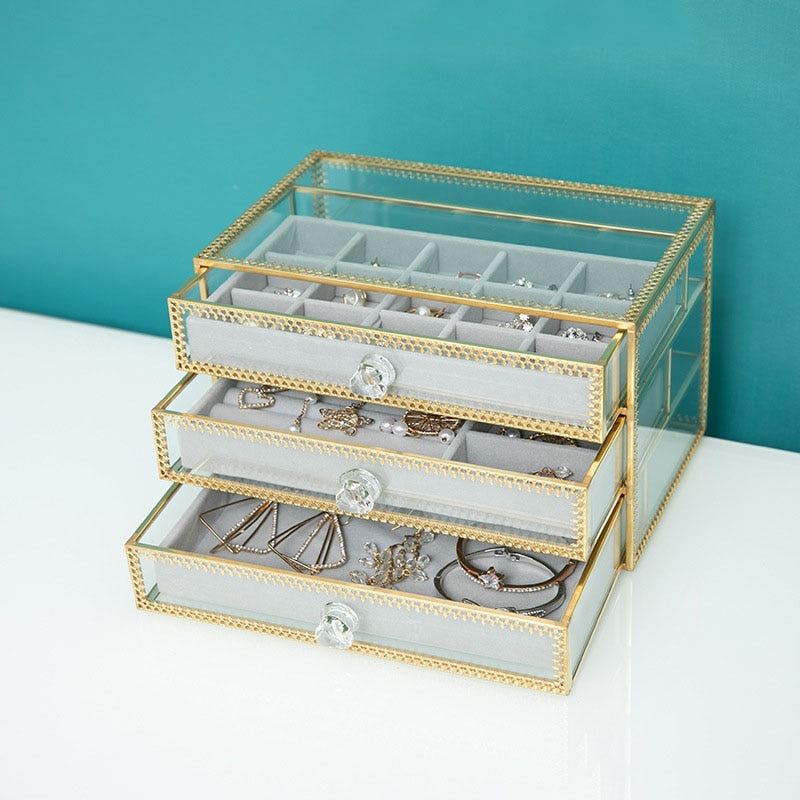 Glass Schmuckaschatulle