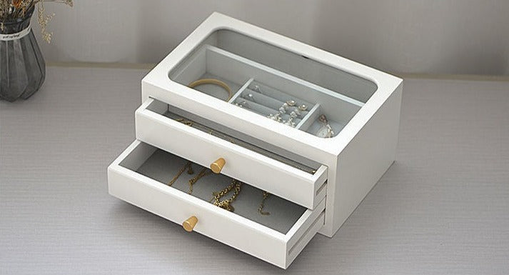 Schmuckkästchen Weiß Holz