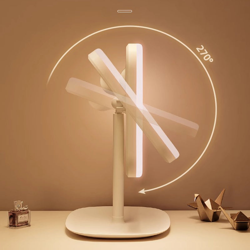 Kleiner Kosmetikspiegel mit LED-Beleuchtung