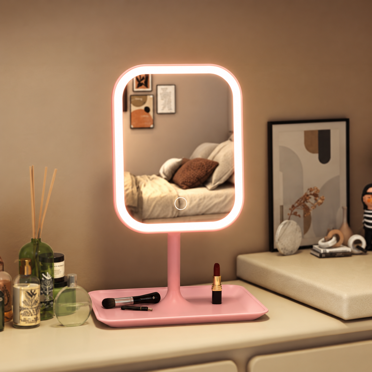 Kosmetikspiegel mit LED-Beleuchtung