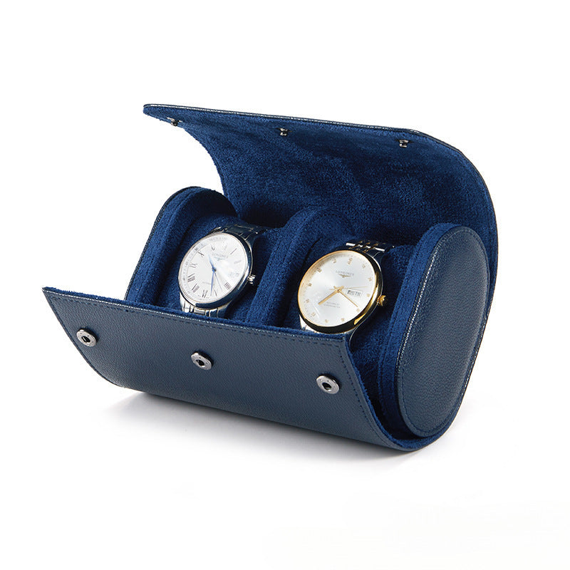 Leder Uhrenrolle für 2 Uhren