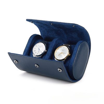Leder Uhrenrolle für 2 Uhren