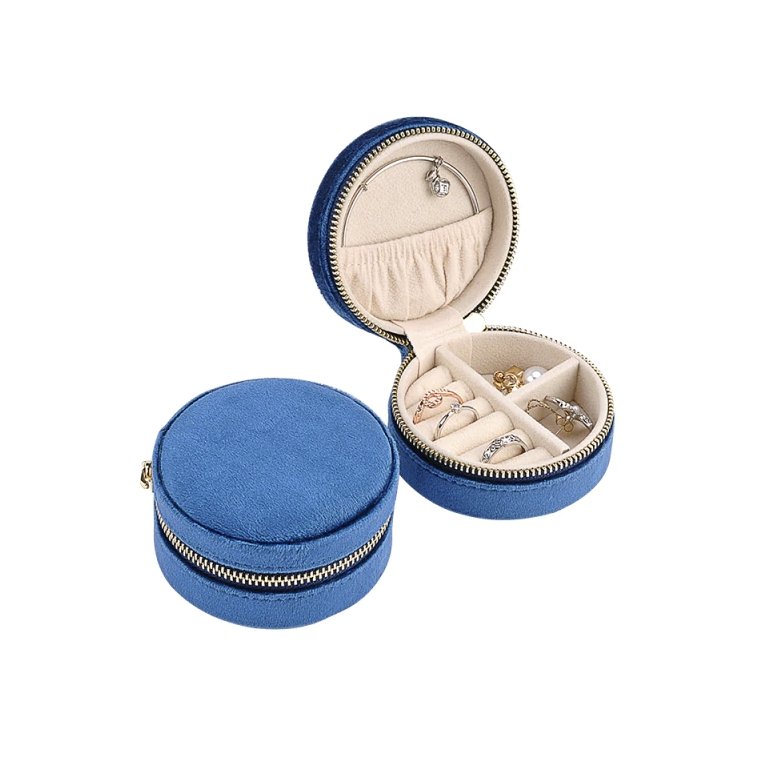 boite-a-bijoux-de-voyage-ronde-en-velours-bleu