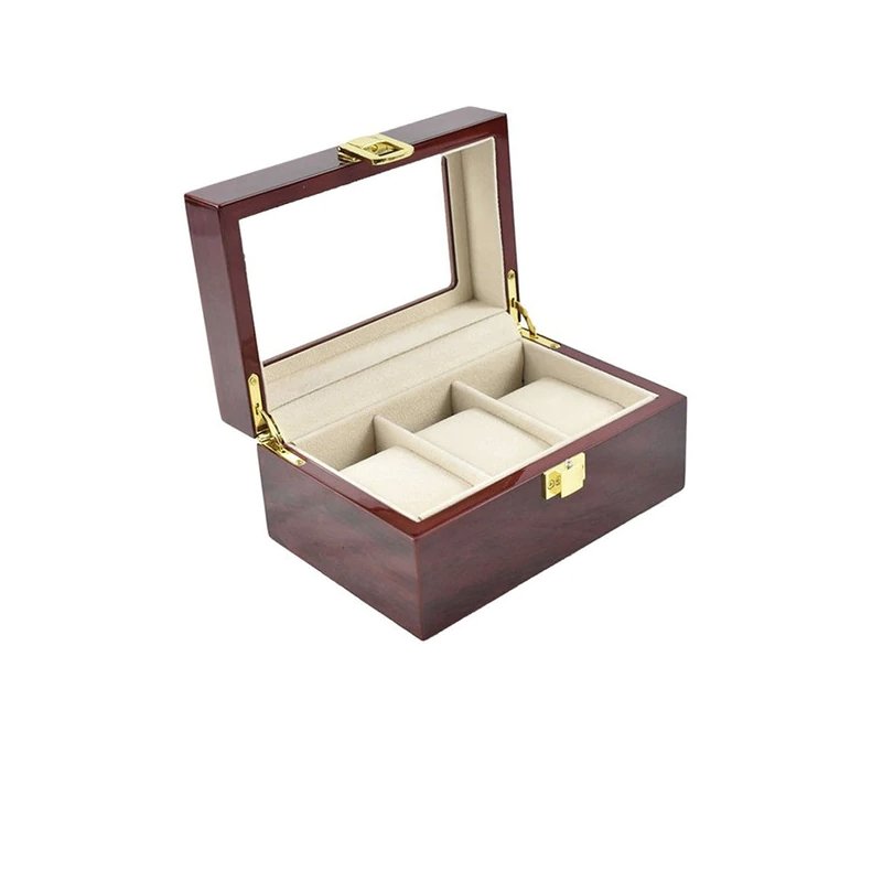boite-a-montre-bois-laque-3-emplacements