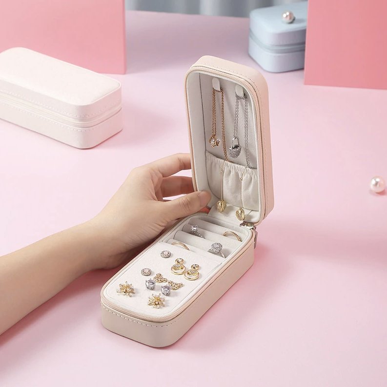 Reise Schmuckkästchen Leder